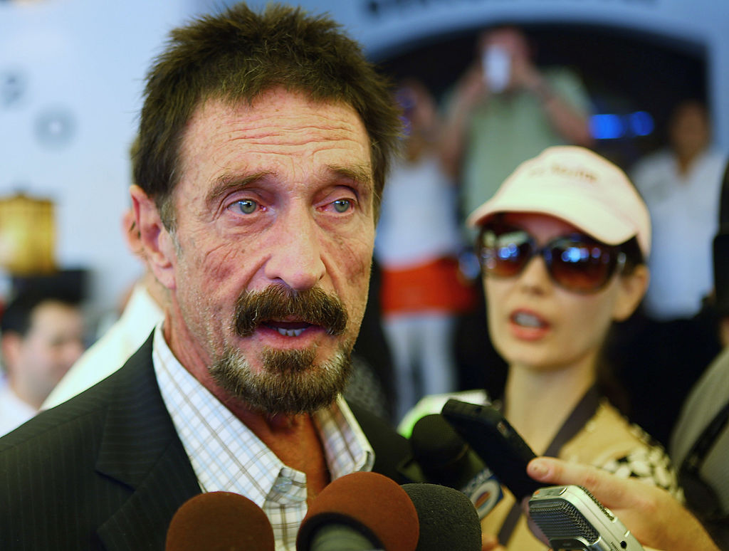 John McAfee, creador del antivirus McAfee