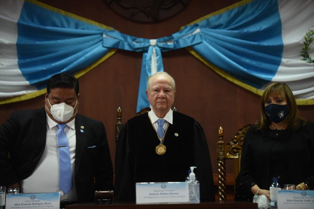 Roberto Molina Barreto, presidente de la Corte de Constitucionalidad