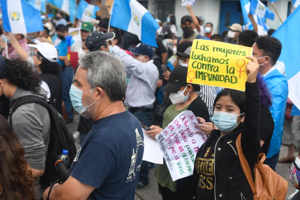 manifestación frente al Ministerio Público durante paro nacional del 29 de julio