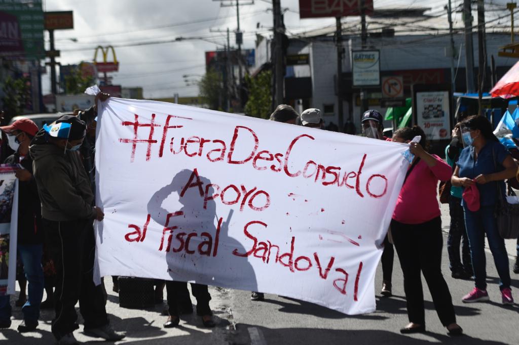 manifestación frente al Ministerio Público durante paro nacional del 29 de julio