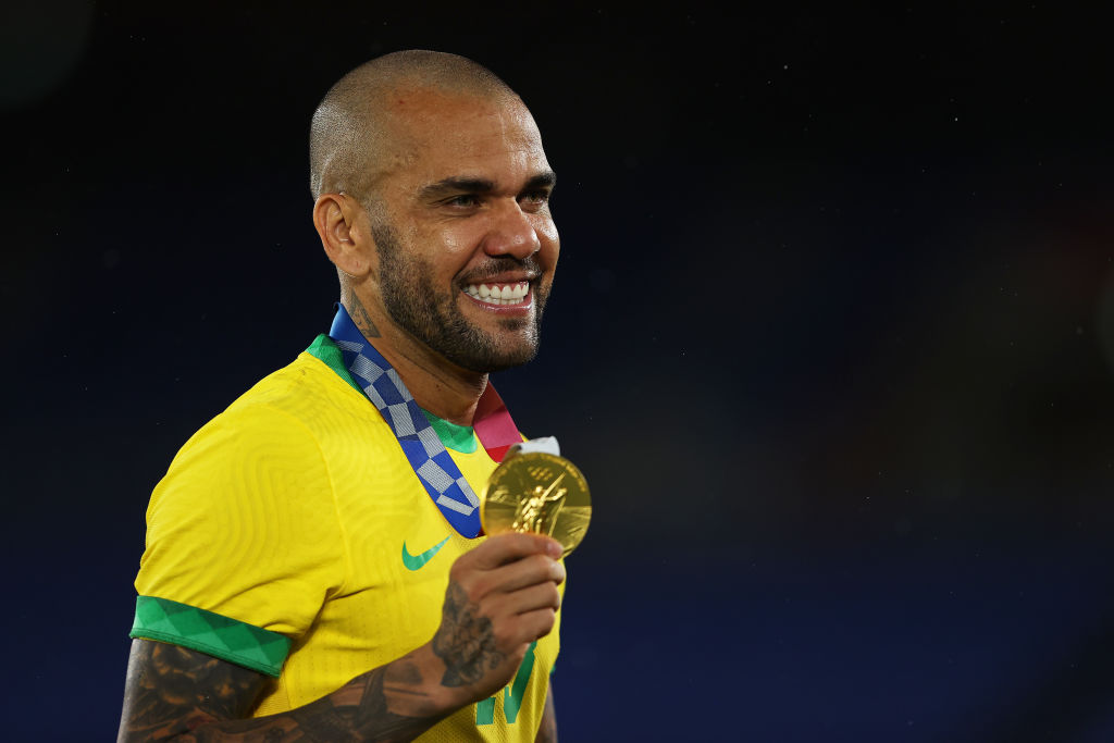 Dani Alves, medallista de oro en Tokio 2020