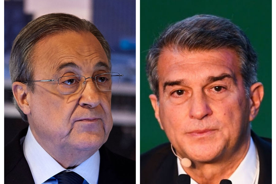 Florentino Pérez y Joan Laporta