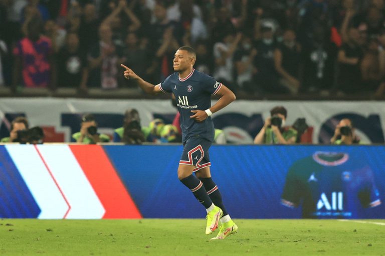 Kylian Mbappé con el PSG