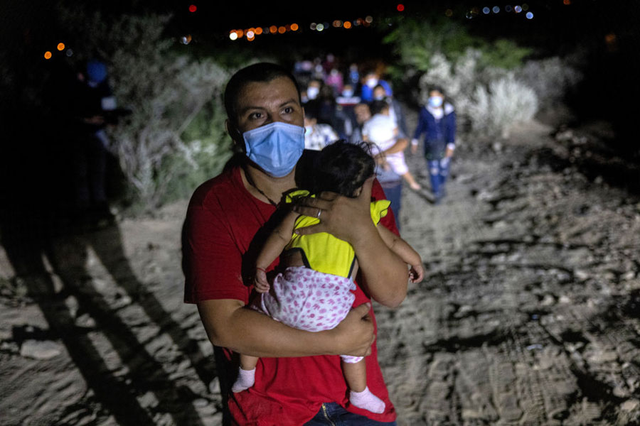 Migrantes indocumentados en Río Grande