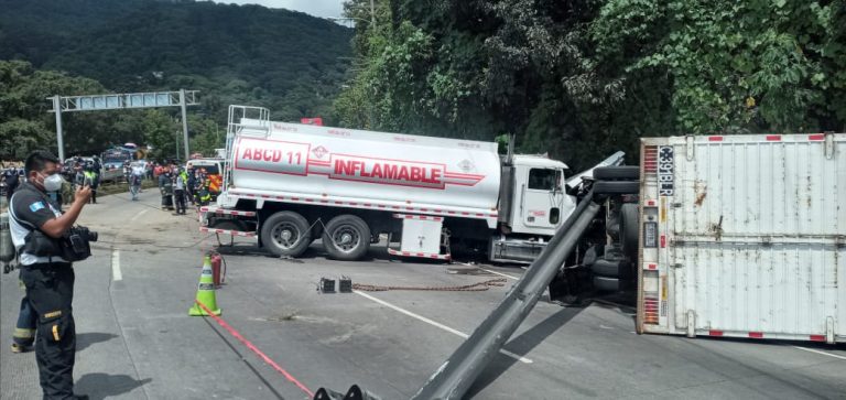 accidente en Km. 21 de ruta Interamericana