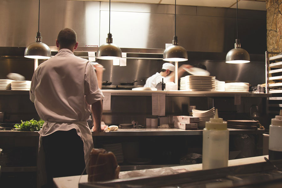 Cocina de restaurante