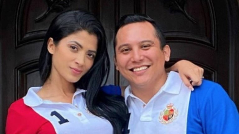 Kimberly Flores y Edwin Luna