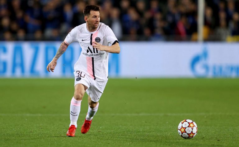 Lionel Messi con el París Saint-Germain