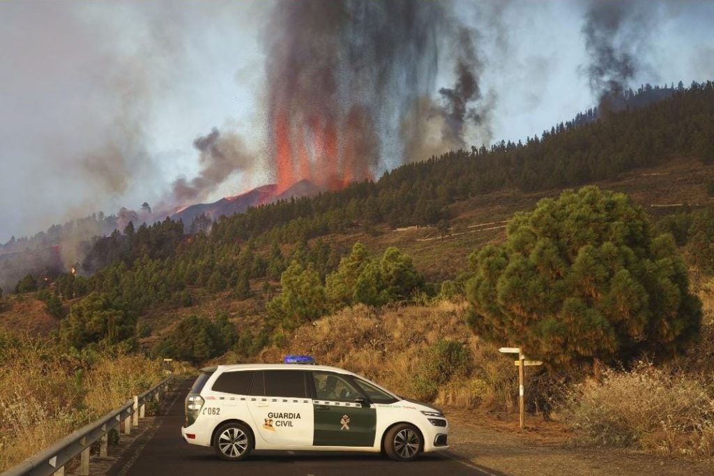 Erupción del volcán Cumbre Vieja, en La Palma, Canarias