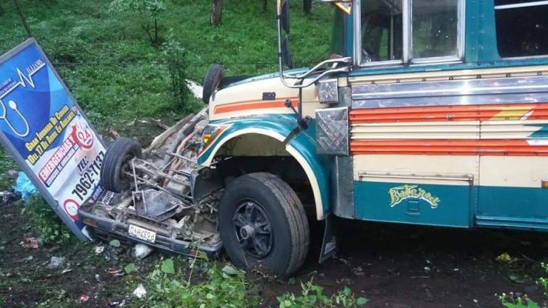 accidente en Km. 59 de ruta Interamericana