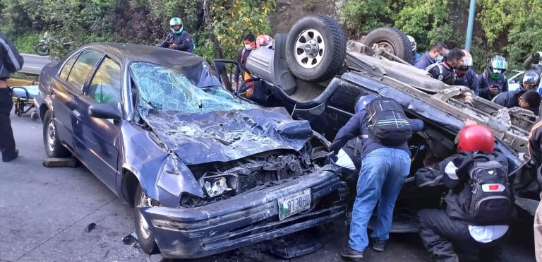 accidente en Km. 24 de ruta Interamericana