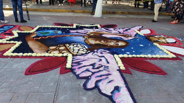 Alfombra de Jorge Corleto en Uriangato 2021