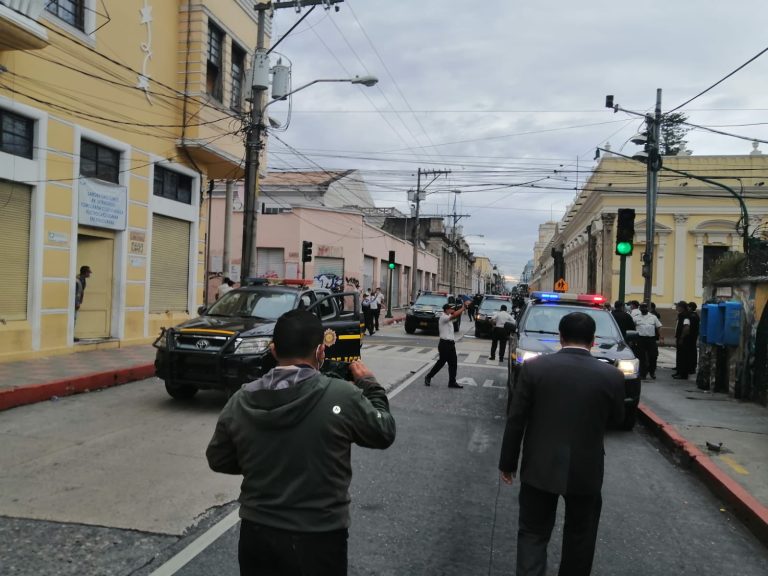 PDH verifica actuación de PNC tras disturbios en el Congreso