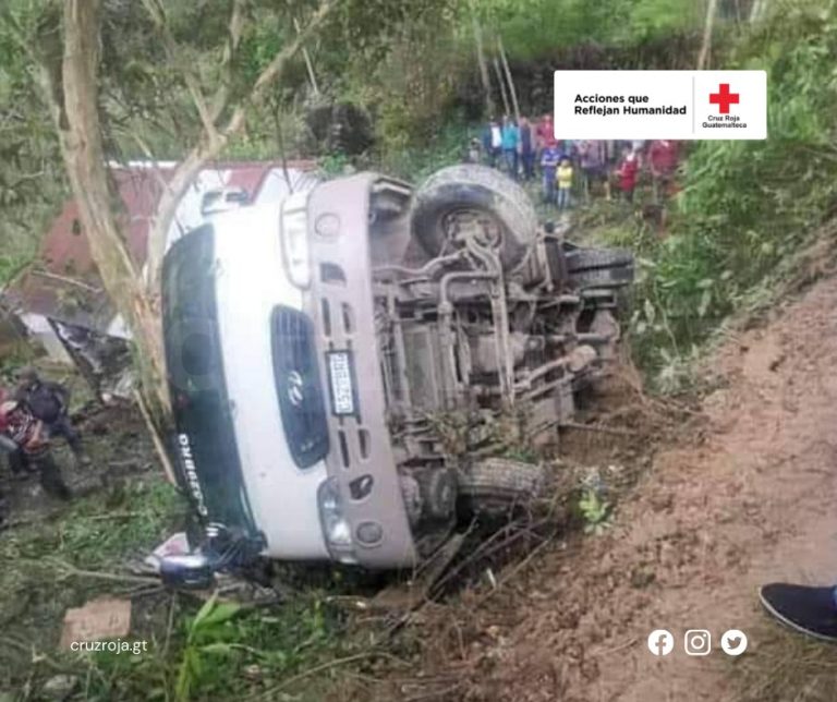 accidente de bus en Campur, Alta Verapaz