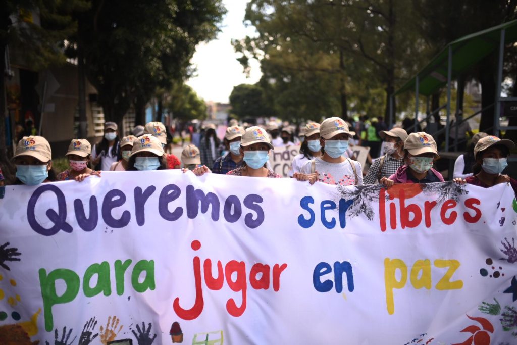 marcha por el Día Internacional para la Eliminación de la Violencia contra la Mujer