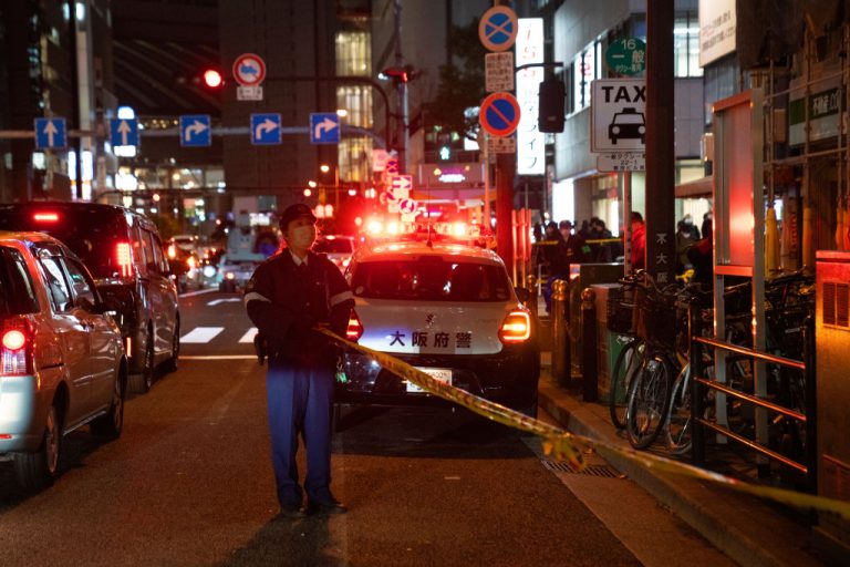 Incendio en edificio en Osaka, Japón