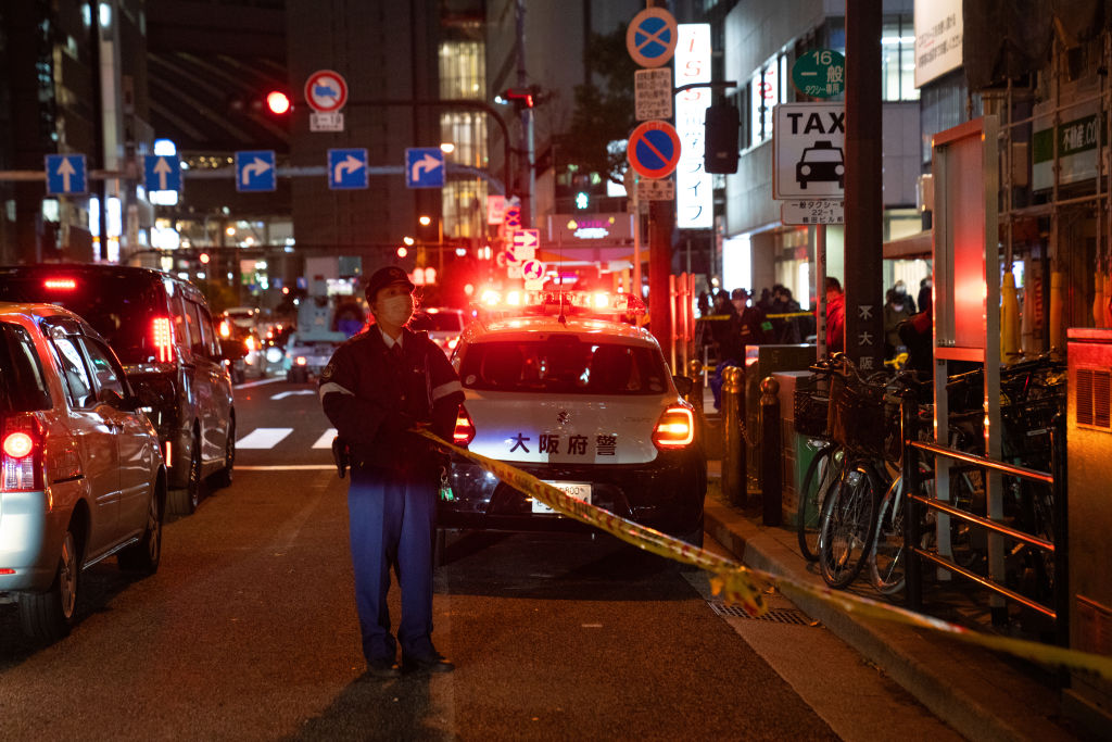 Incendio en edificio en Osaka, Japón