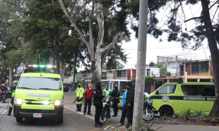 accidente de motorista en zona 5