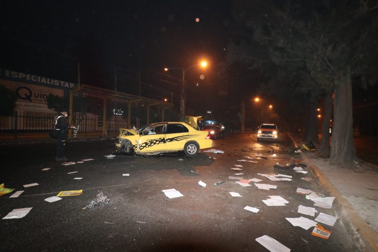 accidente en la calzada San Juan