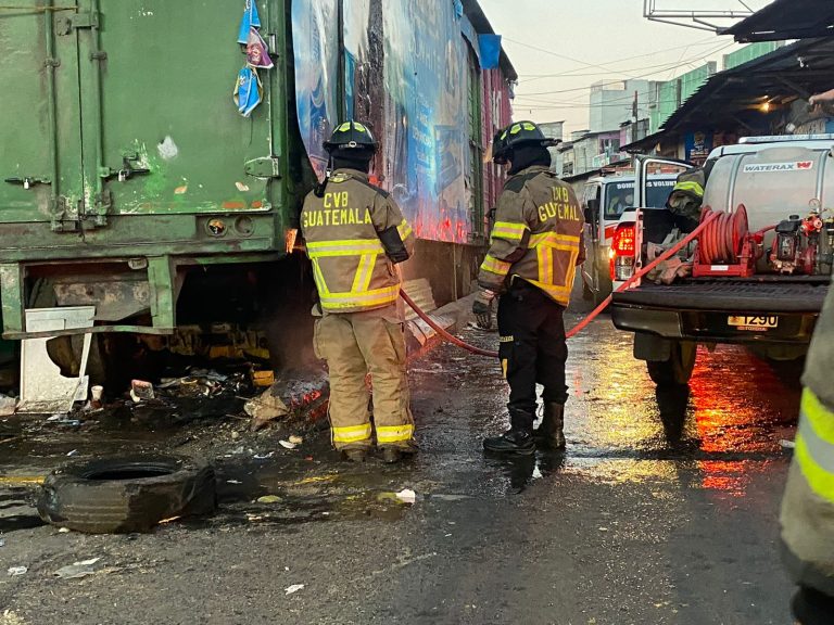 conato de incendio en La Terminal, zona 4