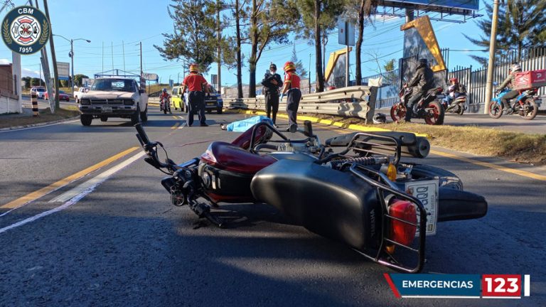 Motorista fallece atropellado en la zona 5