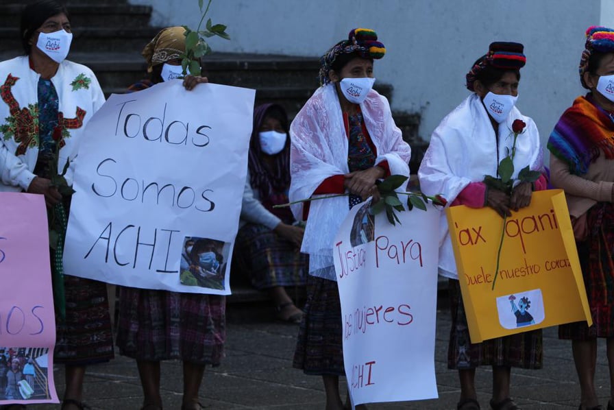 Organizaciones exigen justicia para mujeres Achí víctimas de violación