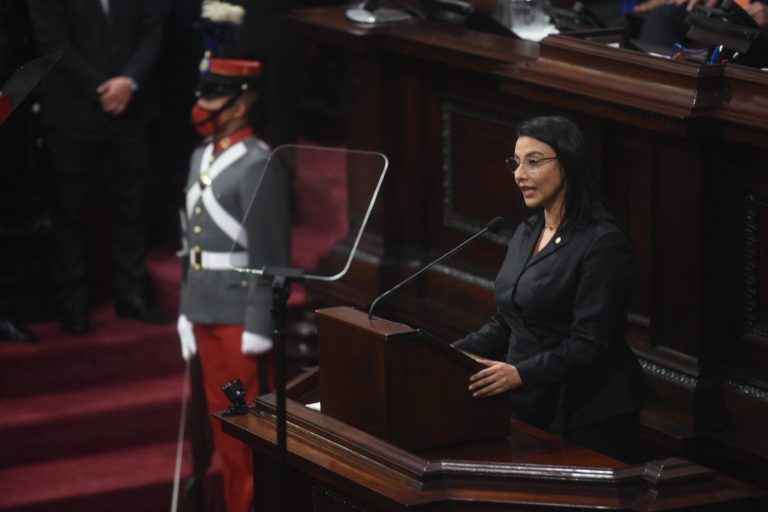 diputada Shirley Rivera, presidenta del Congreso