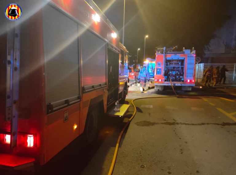 Incendio en hogar de ancianos en Valencia, España