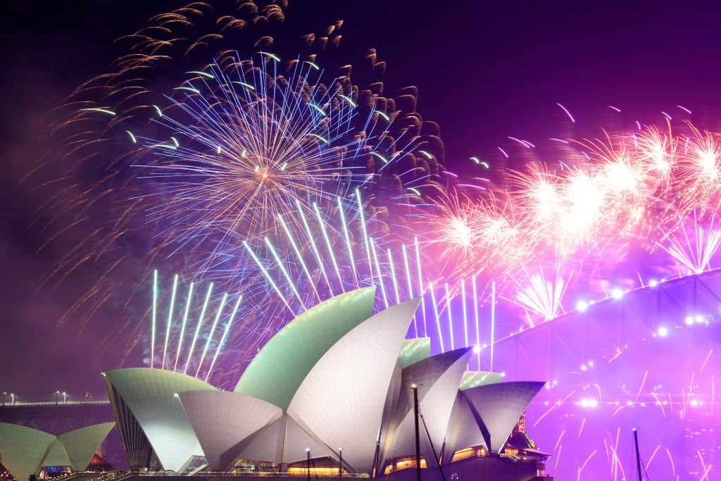 Año Nuevo en Sídney, Australia