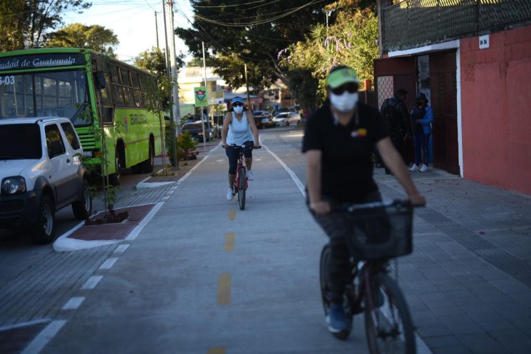 Municipalidad de Guatemala inaugura ciclovía Atlántida en zona 18