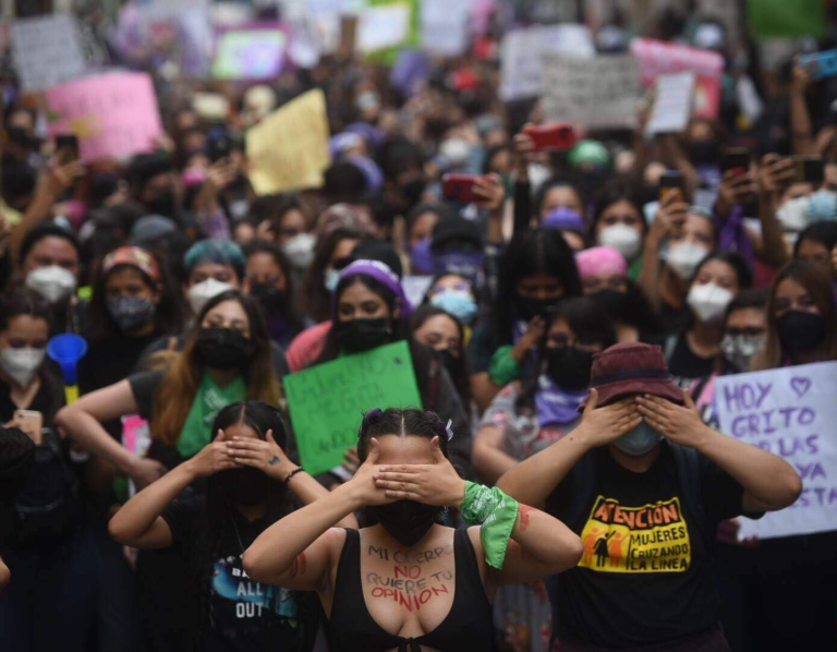 marcha por el Día de la Mujer, 8 de marzo de 2022