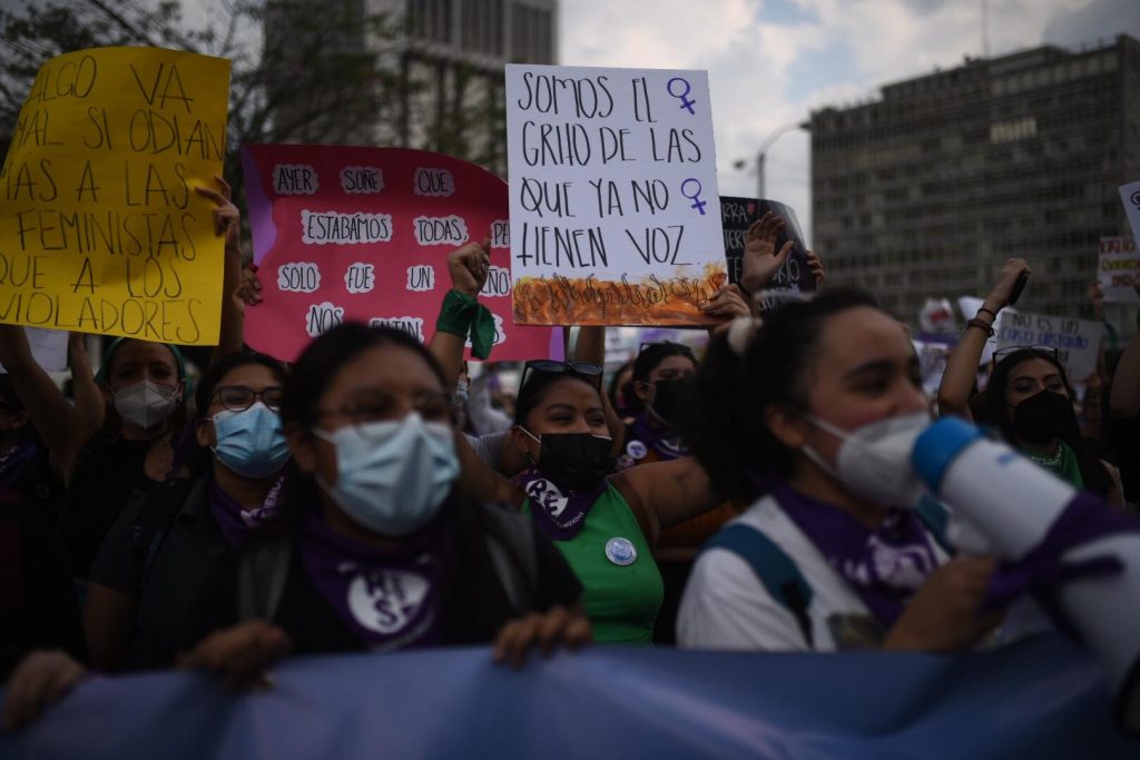 marcha por el Día de la Mujer, 8 de marzo de 2022