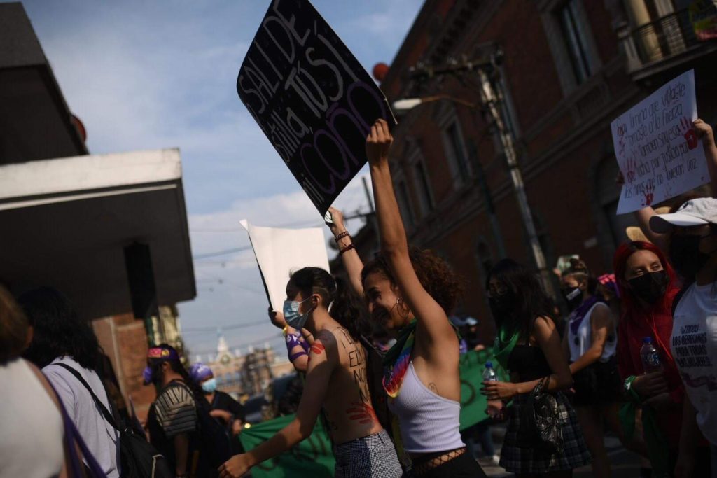 marcha por el Día de la Mujer, 8 de marzo de 2022