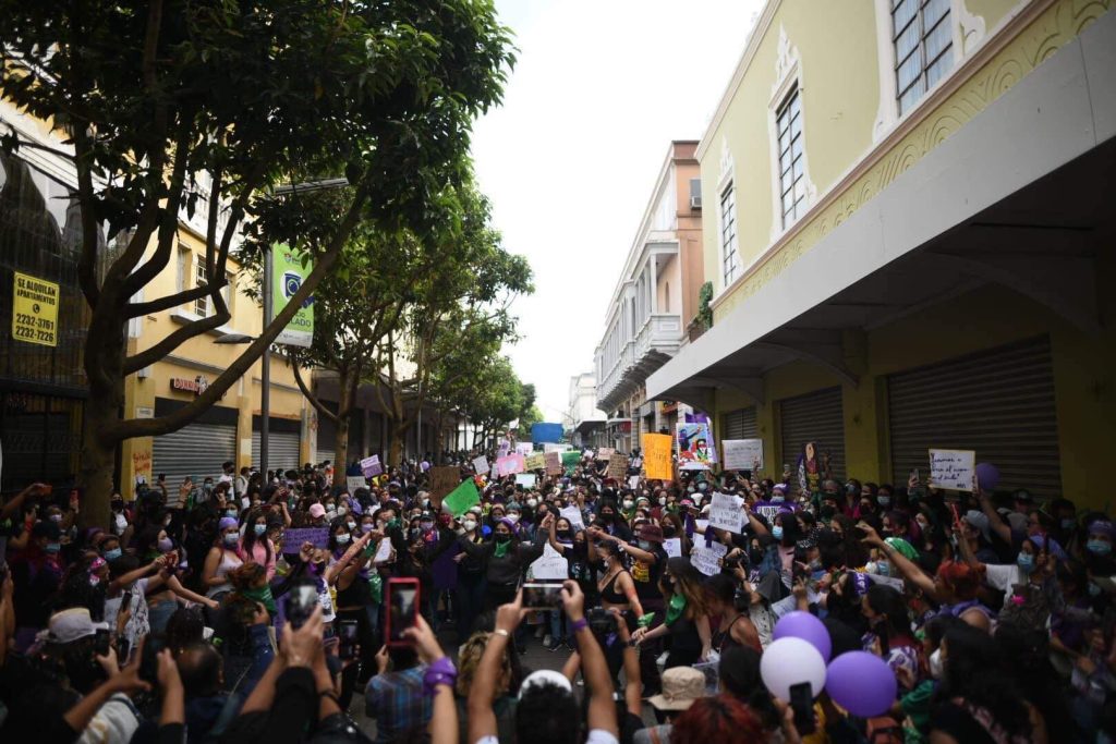 marcha por el Día de la Mujer, 8 de marzo de 2022