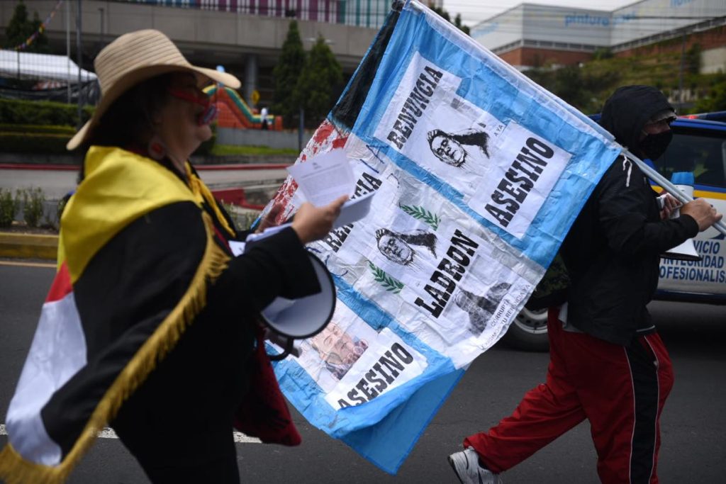 manifestación de Codeca en la calle Martí