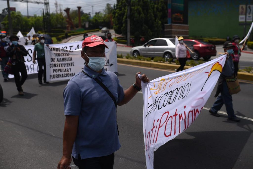 manifestación de Codeca en la calle Martí