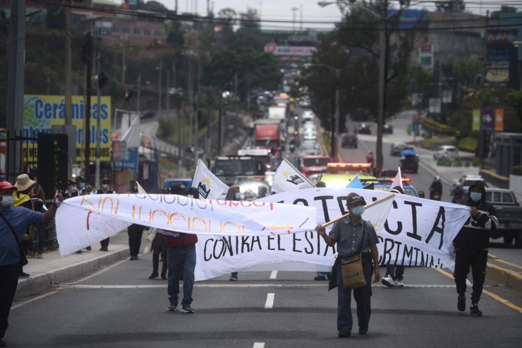 manifestación de Codeca en la calle Martí