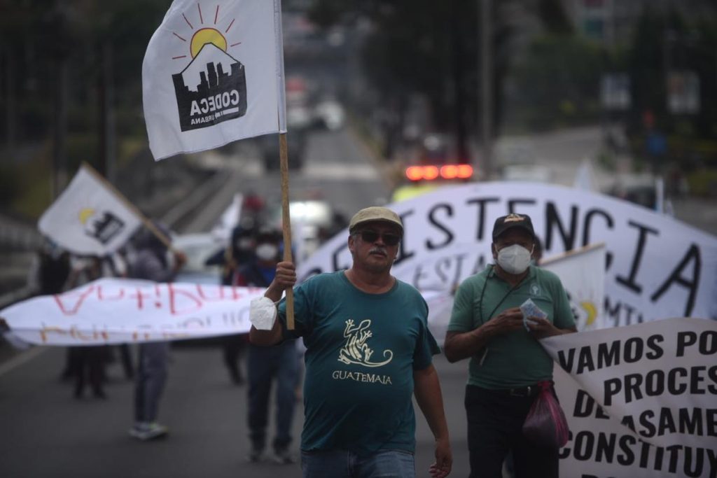 manifestación de Codeca en la calle Martí