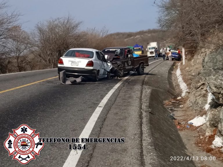 accidente en ruta a Las Verapaces