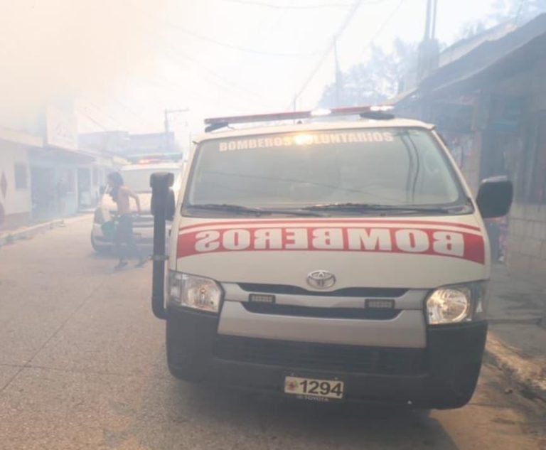 incendio forestal en Tierra Nueva 2, Chinautla