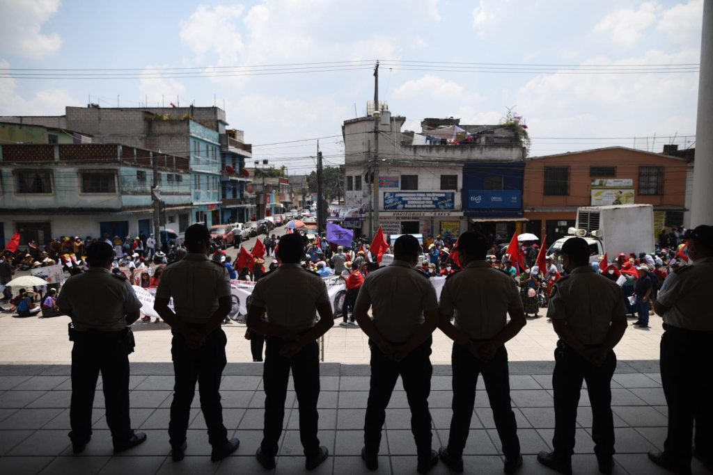 manifestación para exigir que Consuelo Porras quede fuera de elección de fiscal general