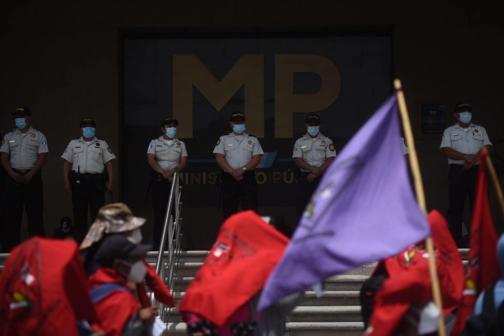 manifestación para exigir que Consuelo Porras quede fuera de elección de fiscal general