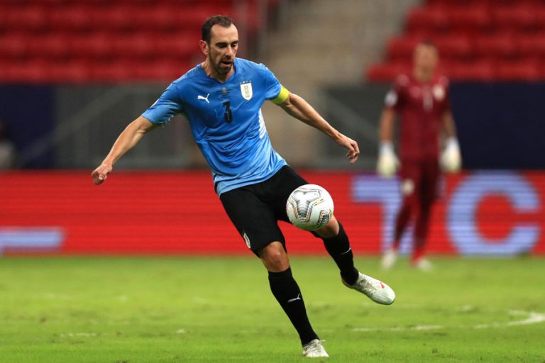 Diego Godín, jugador de la selección de Uruguay