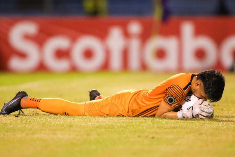 Jorge Moreno, portero de la Selección Sub-20 de Guatemala