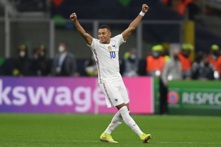 Kylian Mbappe con la selección de Francia