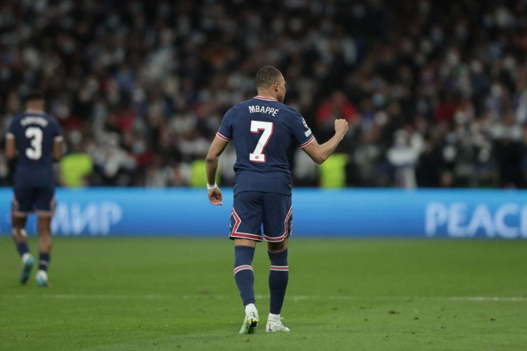 Kylian Mbappé, jugador del PSG de Francia