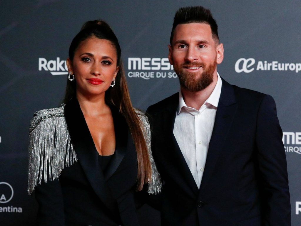 Messi y Antonela