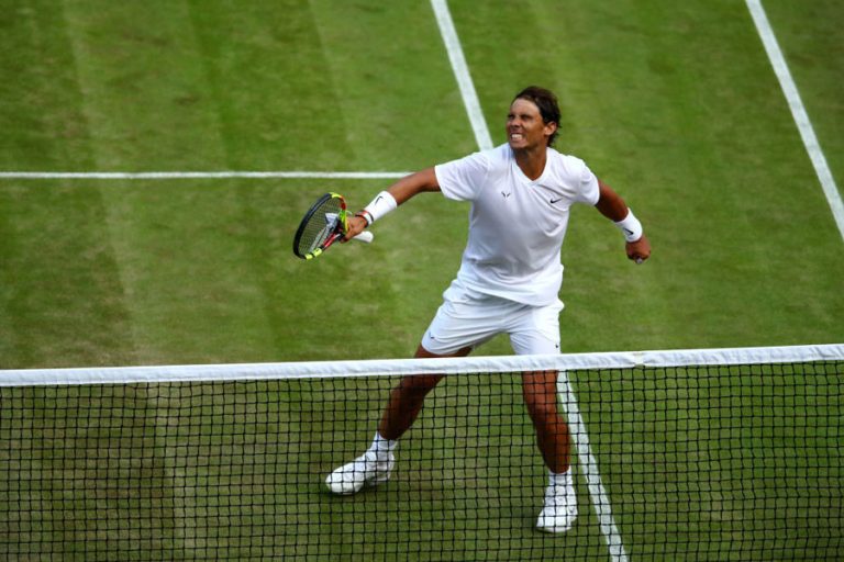 Rafael Nadal en Wimbledon de 2019