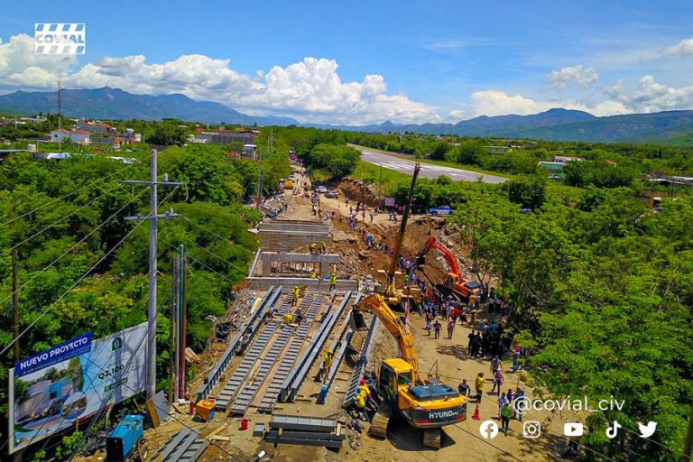 Trabajos en el puente Petapilla, Chiquimula