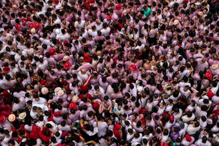 Carrera de San Fermín en Pamplona, 2022